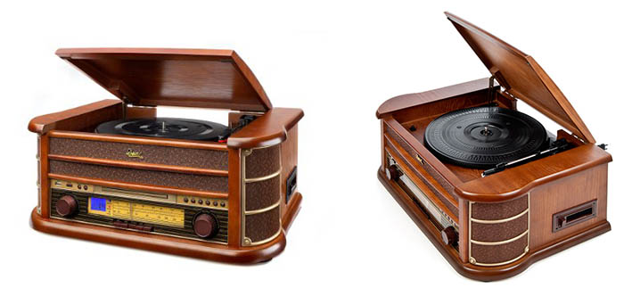 Los tocadiscos new vintage más populares