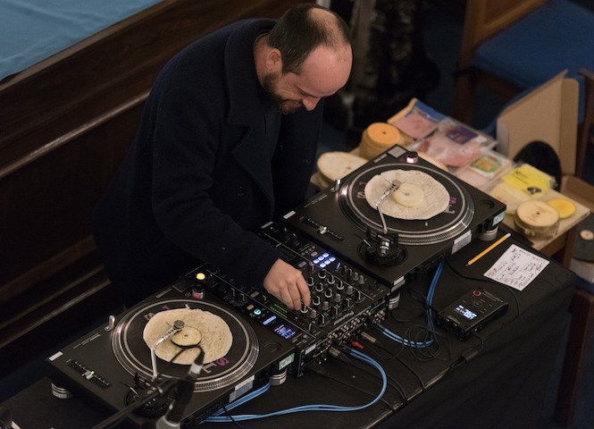 Edible Sound by Matthew Herbert. Part of Science Gallery London's FED:UP The Future of Food 16.3.16 ©Richard Eaton 07778 395888 richard@richardeaton.net