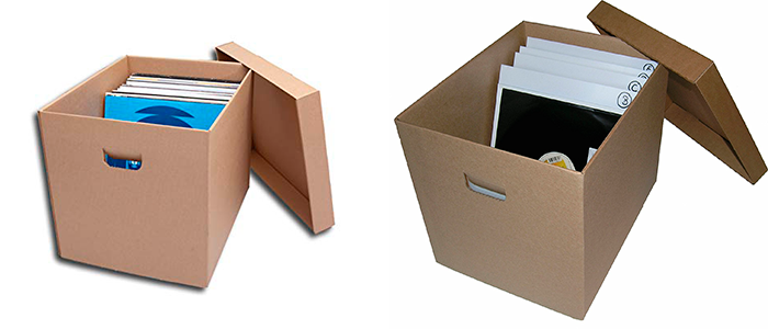 Cajas para discos de vinilo: ¿Cómo transporto mi colección?